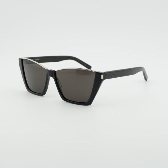 Saint Laurent Paris Saint Laurent SL369 KATE 001 Sunglasses Black Cat Eye Frame Size ONE SIZE - 1 Thumbnail