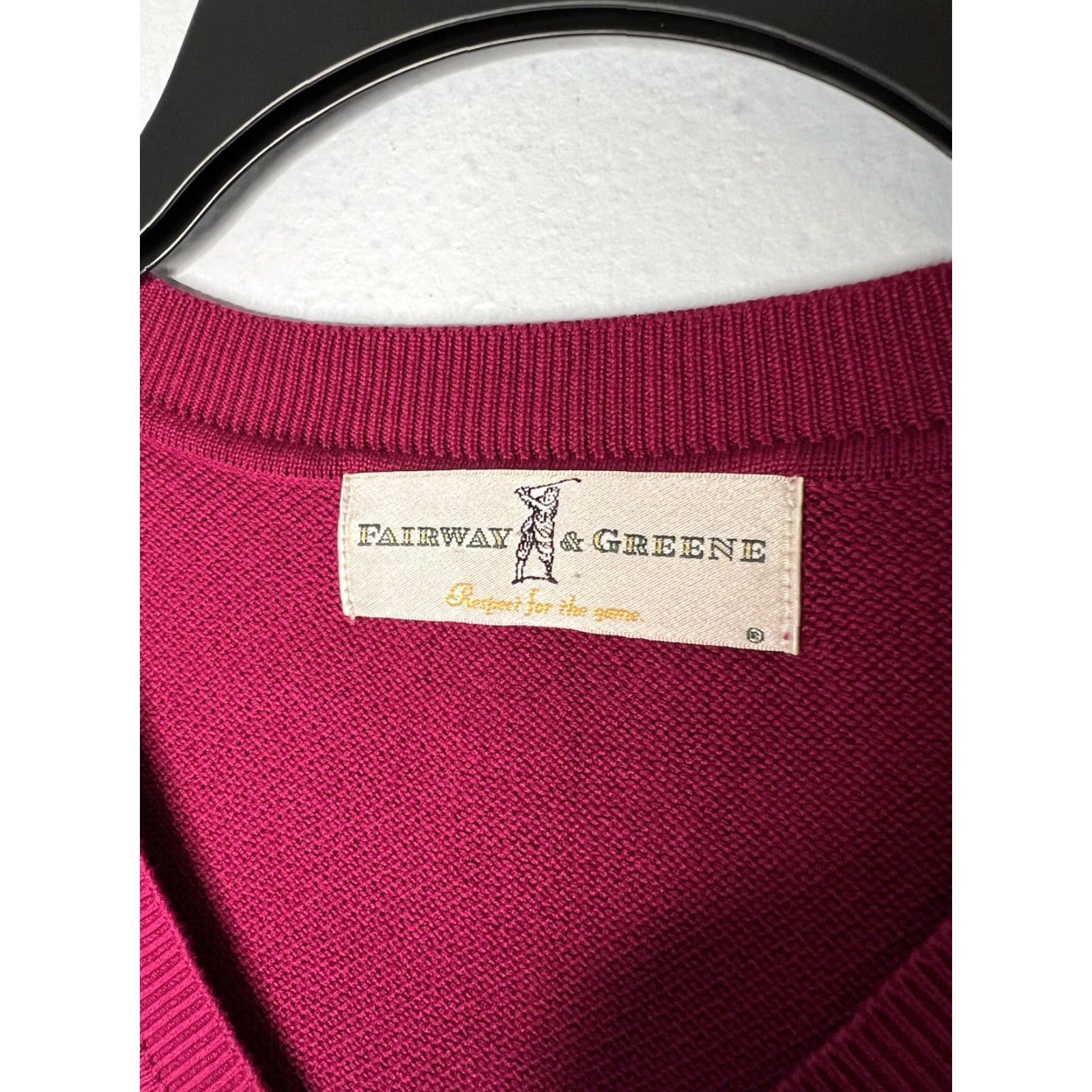 Logo 7 Fairway & Greene Vest Shirt Mens 2XL XL Purple Burning Tree Logo Pine Fire Size US XL / EU 56 / 4 - 4 Thumbnail
