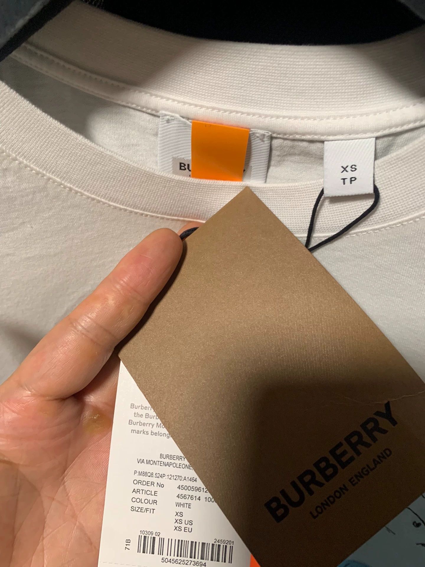 Burberry Burberry New Authentic Oversized Tee XS/S Size US XS / EU 42 / 0 - 4 Thumbnail