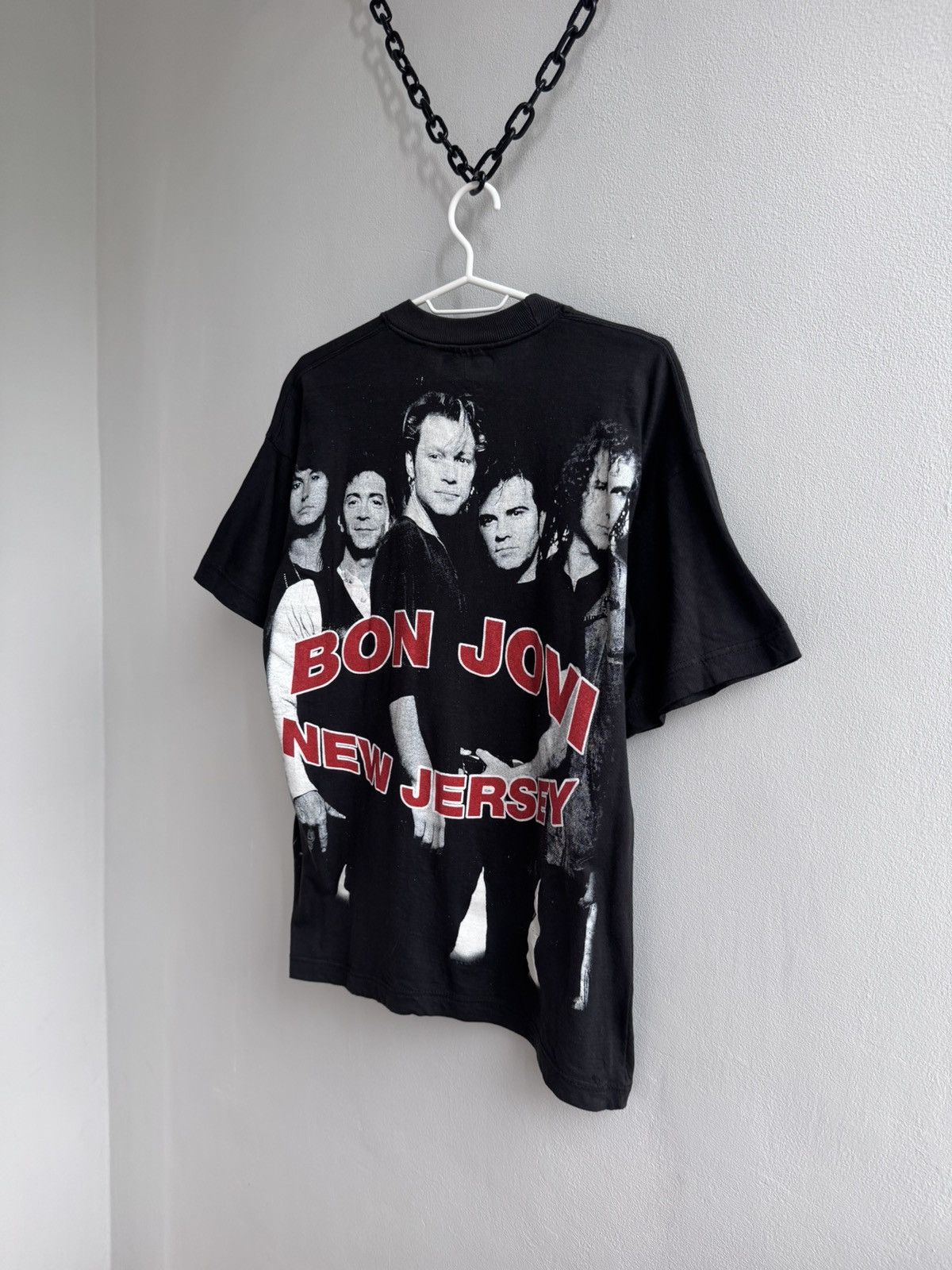 Band Tees Bon Jovi 1999 Vintage 90s Overprinted T Shirt Tee Band Tees Size US M / EU 48-50 / 2 - 8 Thumbnail