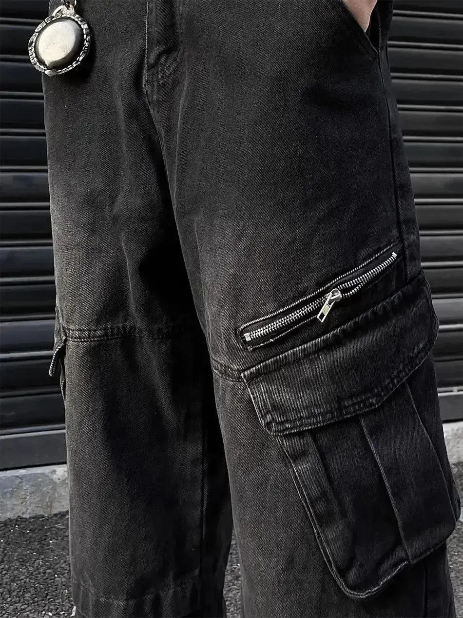 Japanese Brand Big pocket workwear hip-hop jeans Size US 32 / EU 48 - 2 Thumbnail