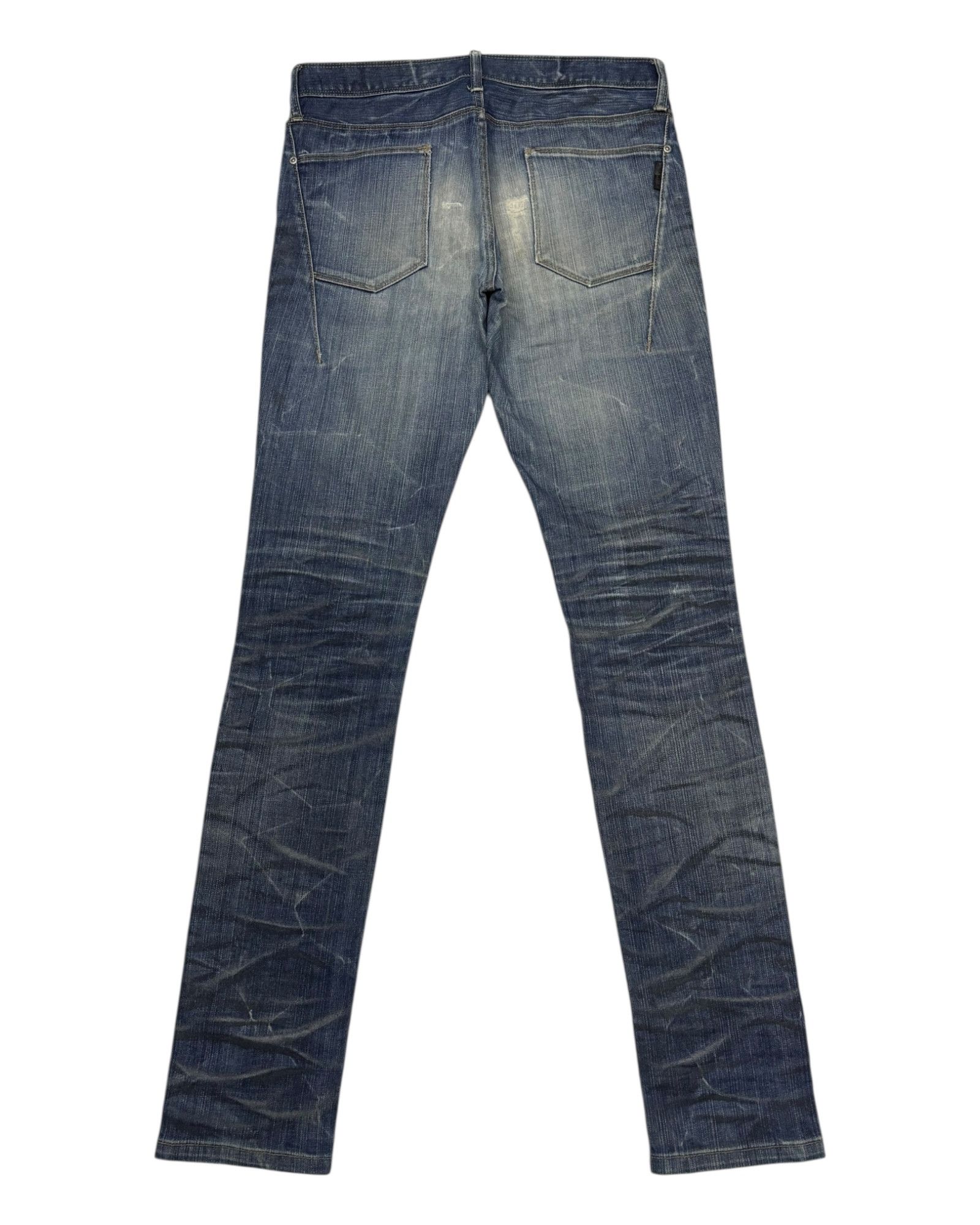 Black Barrett Black Barrett by Neil Barrett Whisker Denim Jeans Size US 32 / EU 48 - 8 Thumbnail
