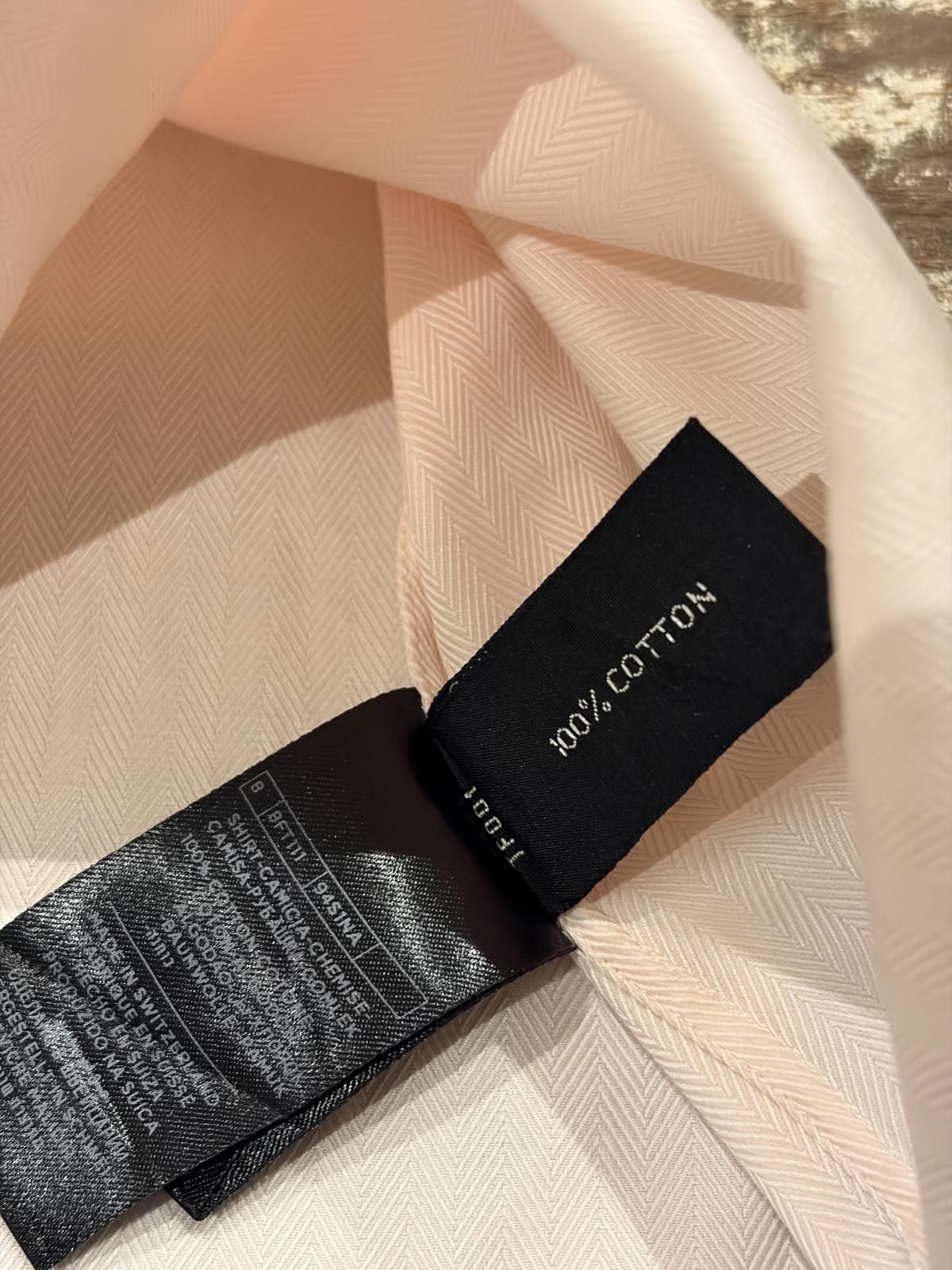 Tom Ford Tom Ford Herringbone Dress Shirt Size US XL / EU 56 / 4 - 7 Thumbnail