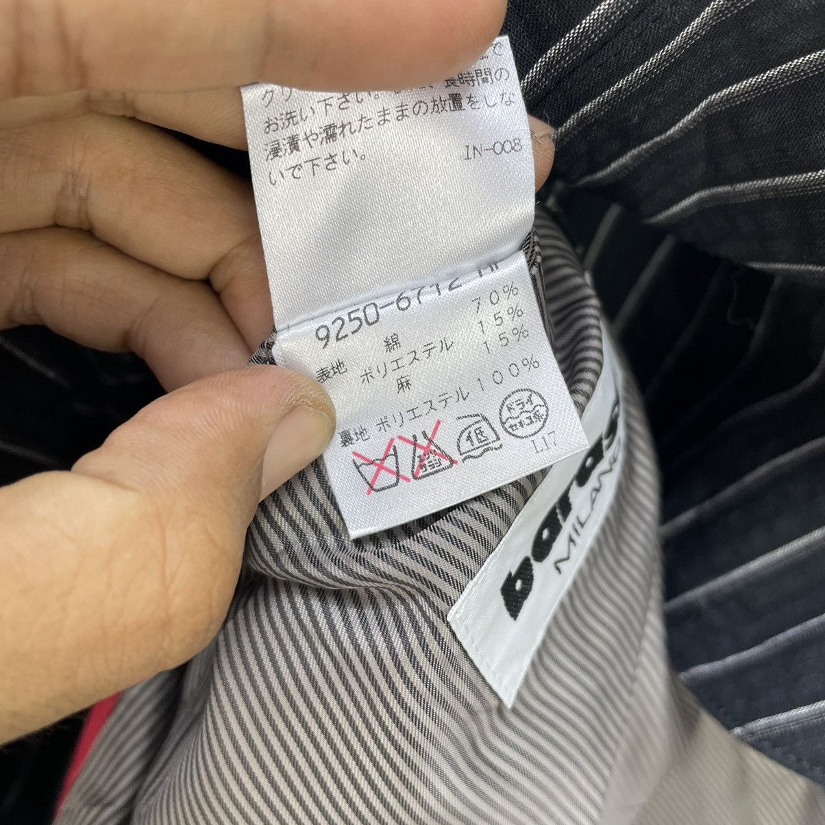 Japanese Brand Japanese Brand Barassi Hikory Stripe Jacket Size US M / EU 48-50 / 2 - 8 Thumbnail