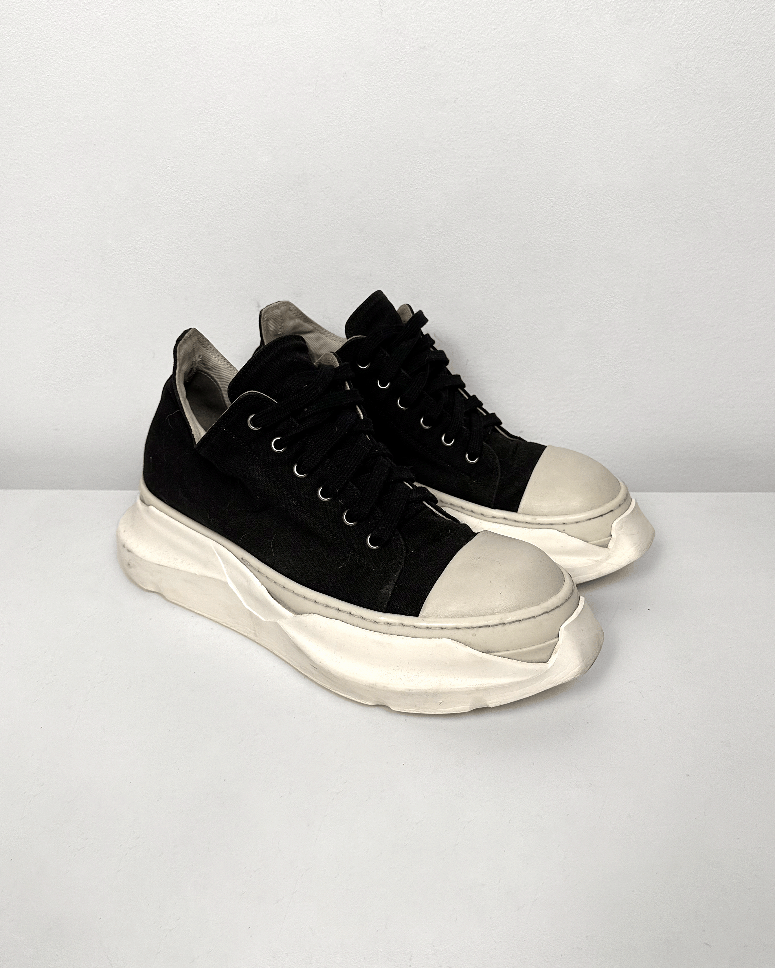 Rick Owens Rick Owens Abstract Low Ramones Size US 10.5 / EU 43-44 - 1 Thumbnail