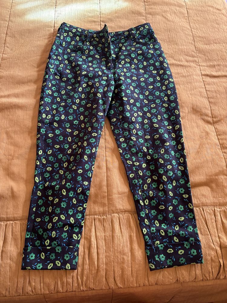 Prada Prada Floral Print Pants Size 27" / US 4 / IT 40 - 1 Thumbnail