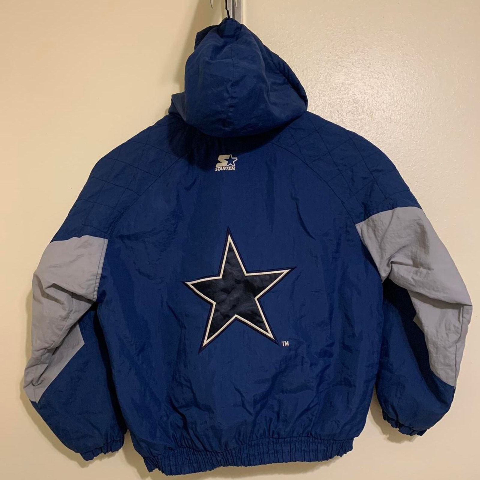 Starter Vintage 90s NFL Starter Dallas Cowboys Parka Jacket Size US XL / EU 56 / 4 - 1 Thumbnail