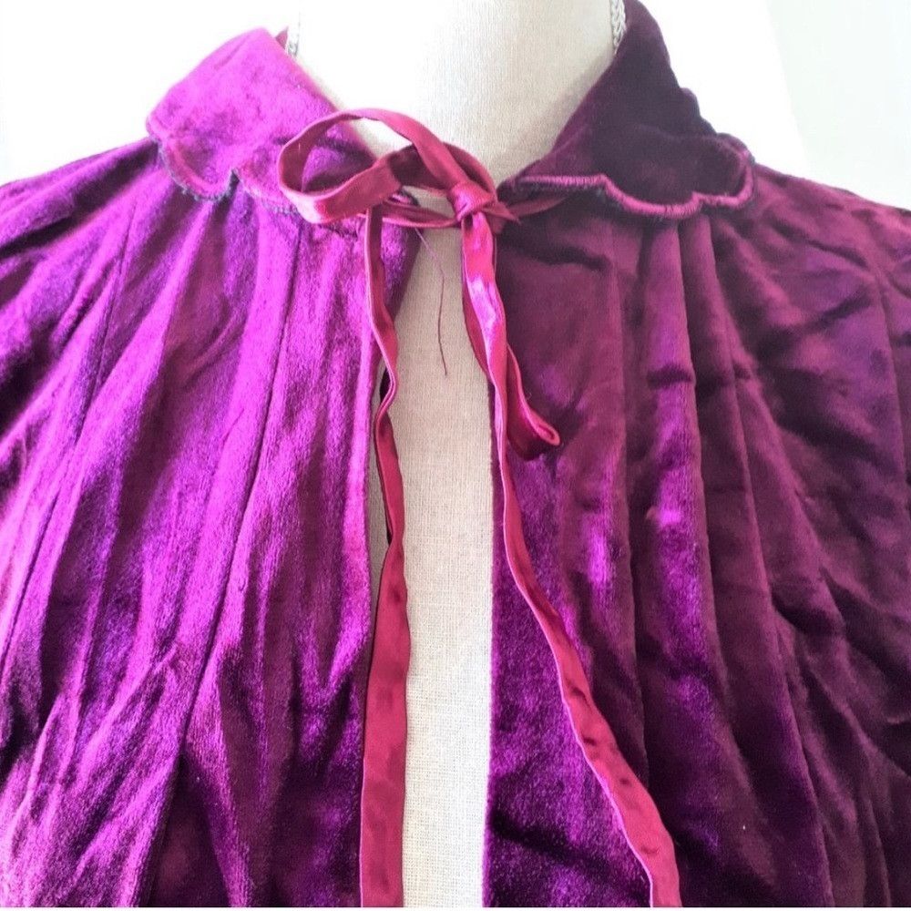 Vintage VINTAGE Lady Diana by Bards Fashions Fuchsia Velvet C Size XS / US 0-2 / IT 36-38 - 3 Thumbnail