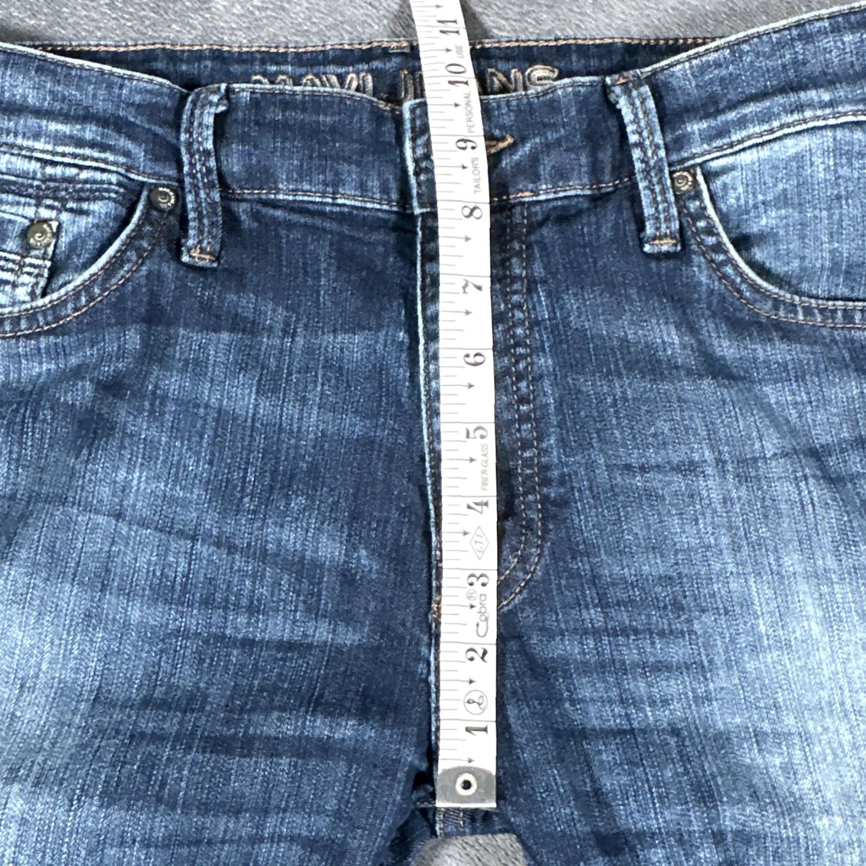 Mavi Mavi Jake Jeans Mens 33x32 Blue Slim Skinny Leg Stretch Denim Medium Wash Pants Jeans Size US 33 - 6 Thumbnail