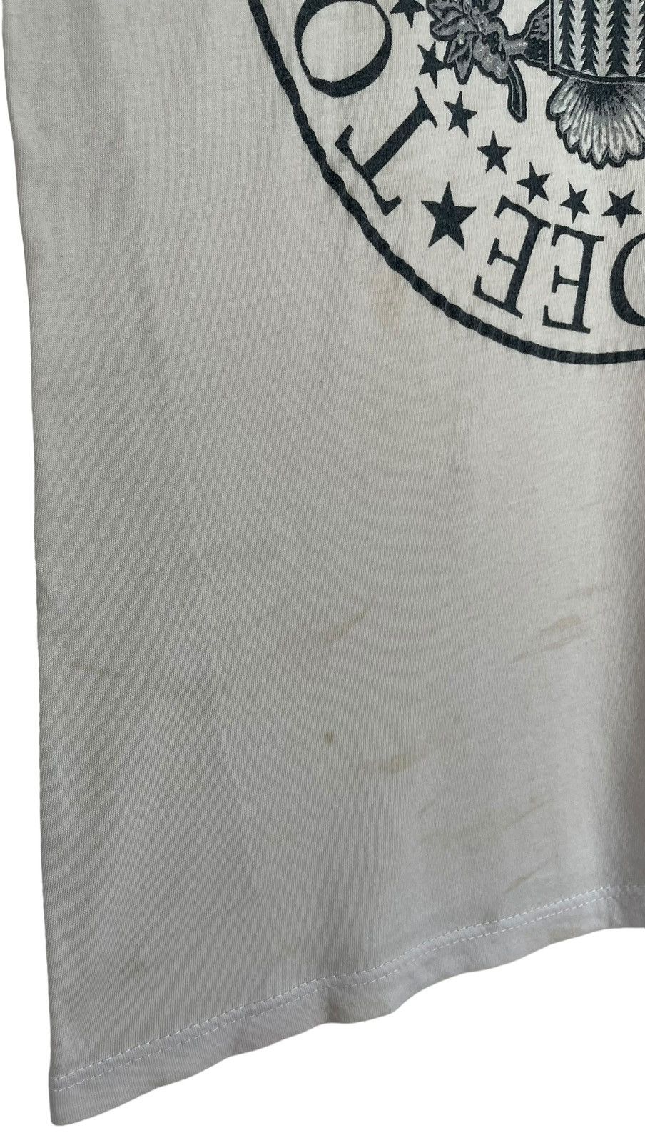 Band Tees Distressed Vintage Ramones Punk Ringer Tee Size US M / EU 48-50 / 2 - 5 Thumbnail