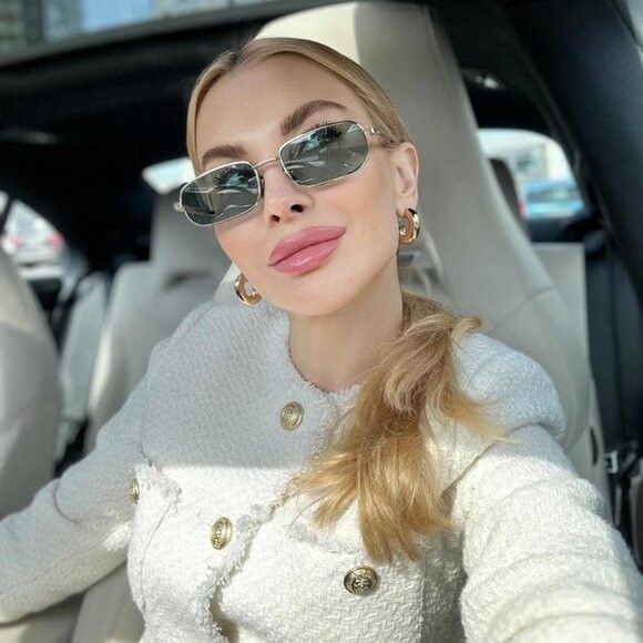 Gucci 🕶️ New Gucci GG1457S 005 Sunglasses - Gold Frame, Green Size ONE SIZE - 4 Thumbnail