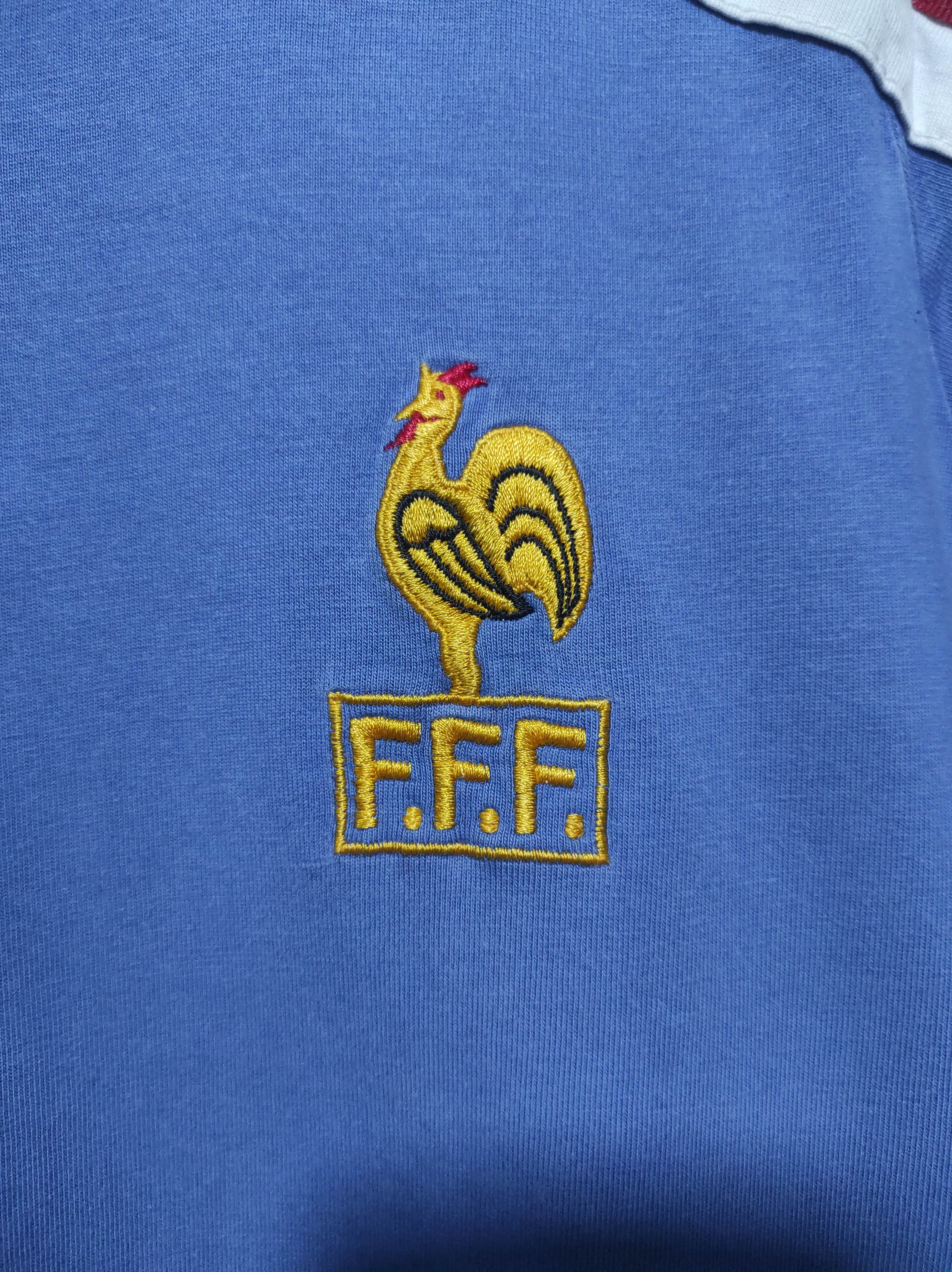 France Original 1986/1990 Adidas Home Football Shirt Medium