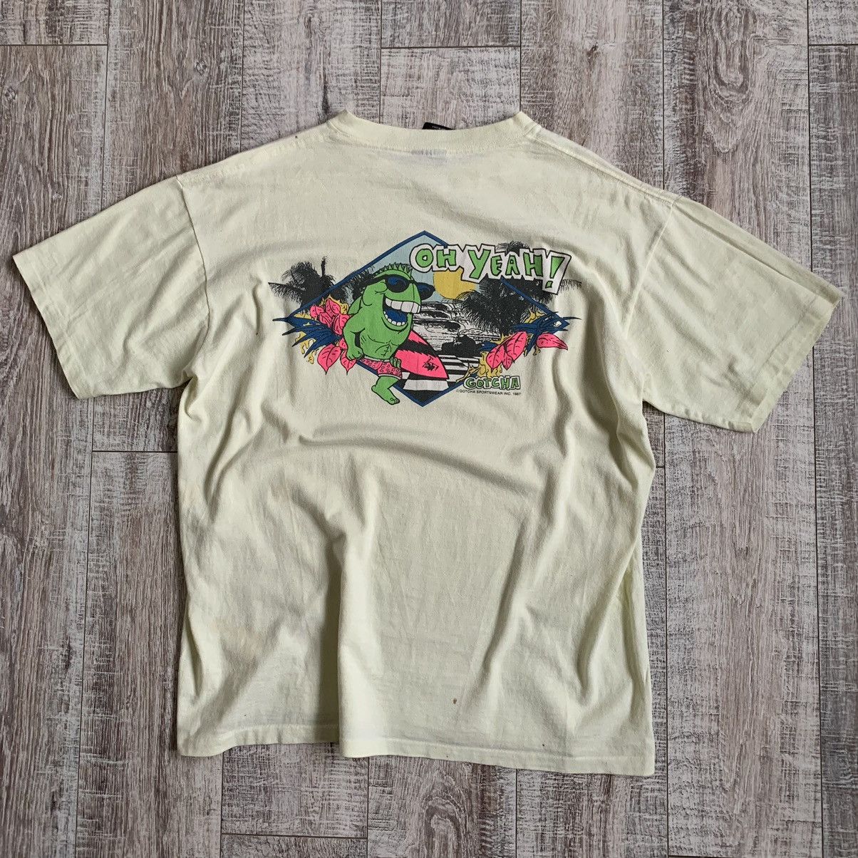 Gotcha × Vintage Vintage Surf Gotcha 1987 T shirt Size US XL / EU 56 / 4 - 1 Thumbnail