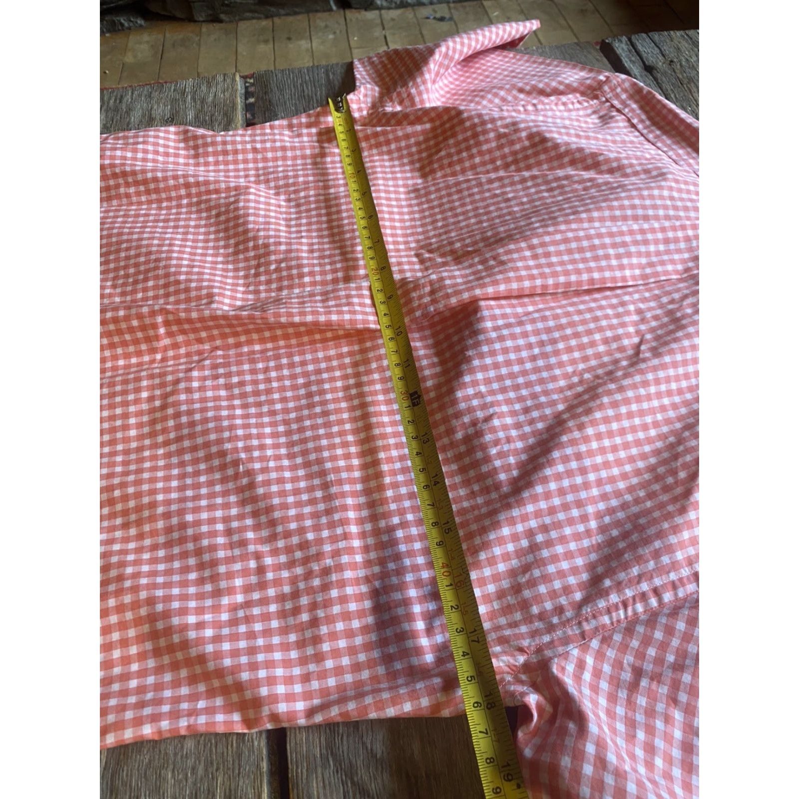 Vineyard Vines Vineyard Vines Tucker Shirt XS Coral Check Button Down Long Sleeve Mens Size US XS / EU 42 / 0 - 6 Thumbnail