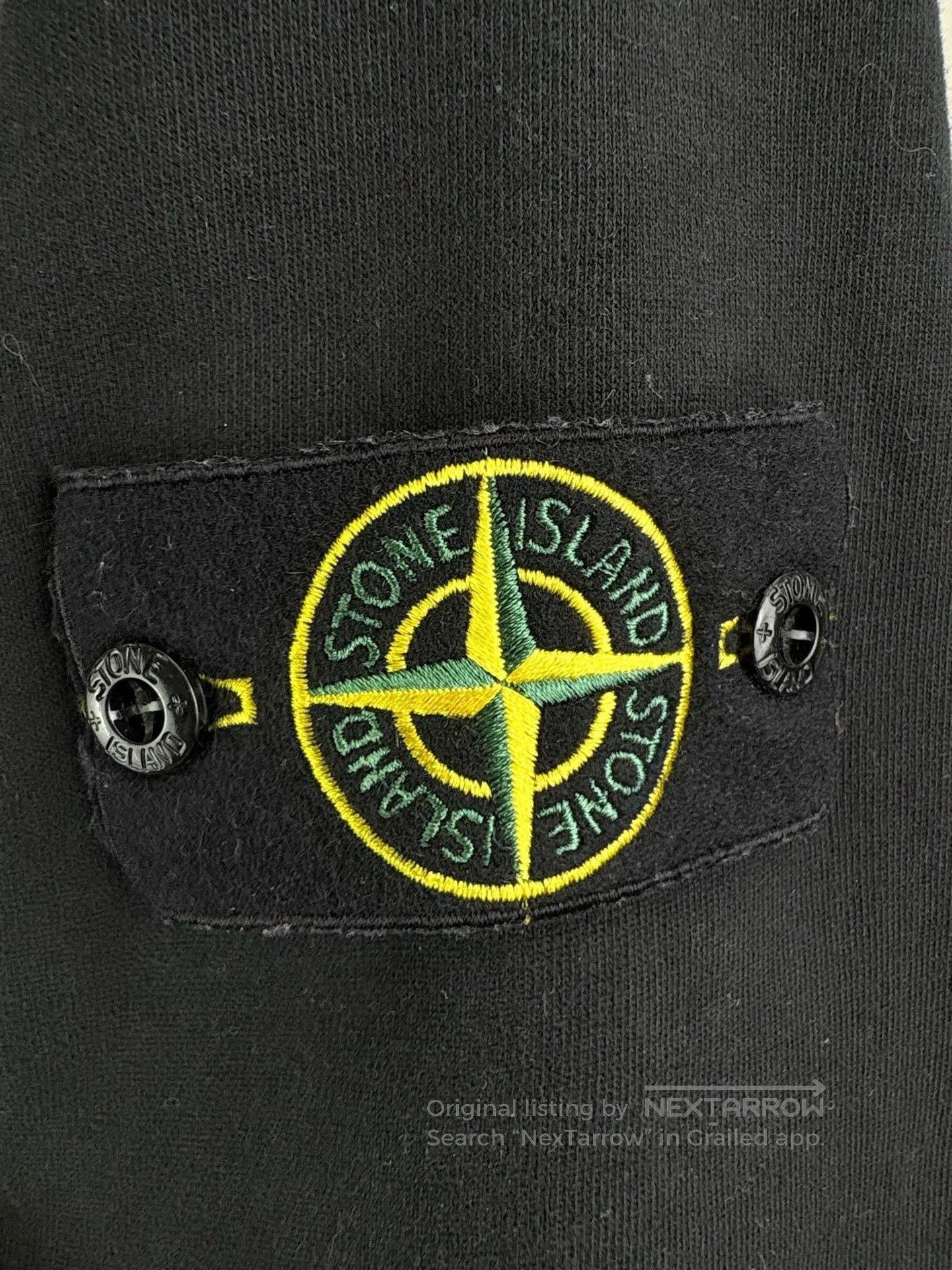 Stone Island Stone Island Black Zip Jacket with Badge. Size US XL / EU 56 / 4 - 3 Thumbnail