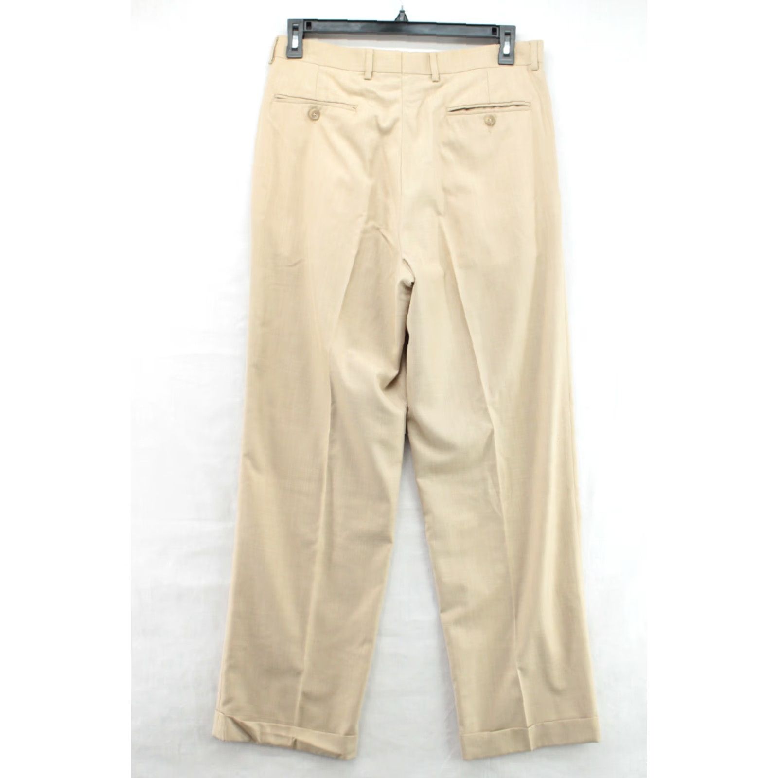 Ralph Lauren Ralph Lauren Dress Pants 34x32 Beige Tan Pleated Stright Leg Cuffed Preppy Men's Size US 34 / EU 50 - 4 Thumbnail