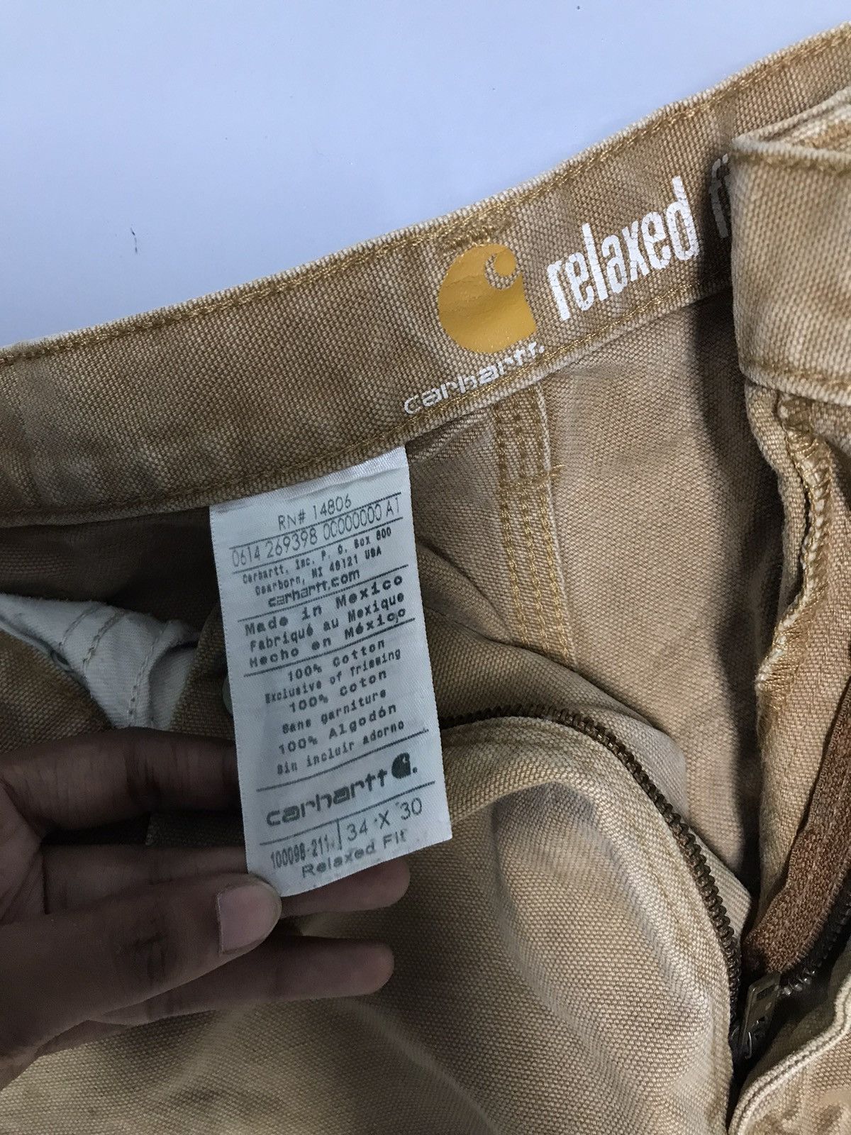Carhartt Vintage Carhartt faded double knee workwear Size US 34 / EU 50 - 7 Thumbnail
