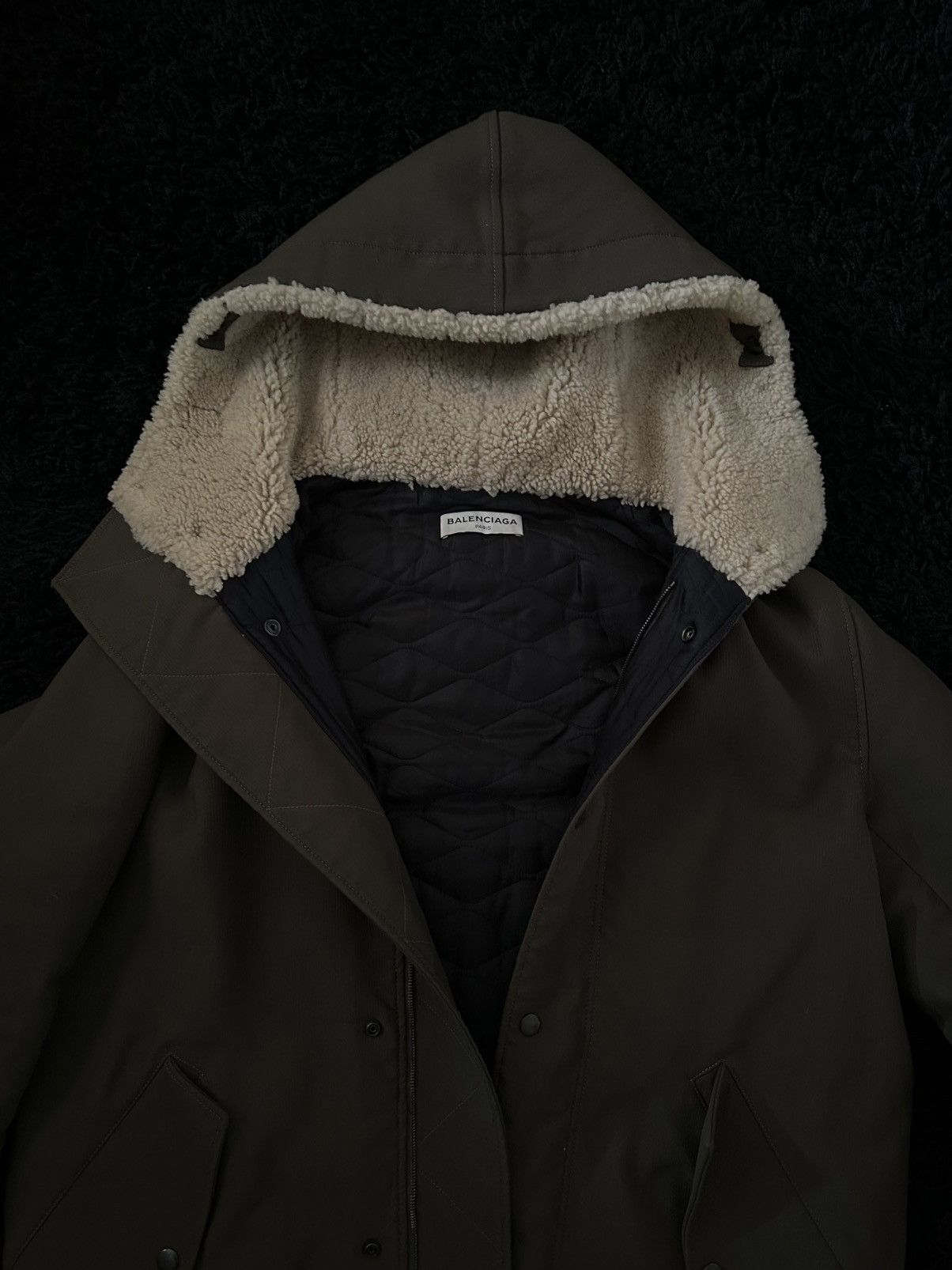 Balenciaga Balenciaga 2016 pre Fall Military parka sz46 oversized Size US S / EU 44-46 / 1 - 10 Thumbnail