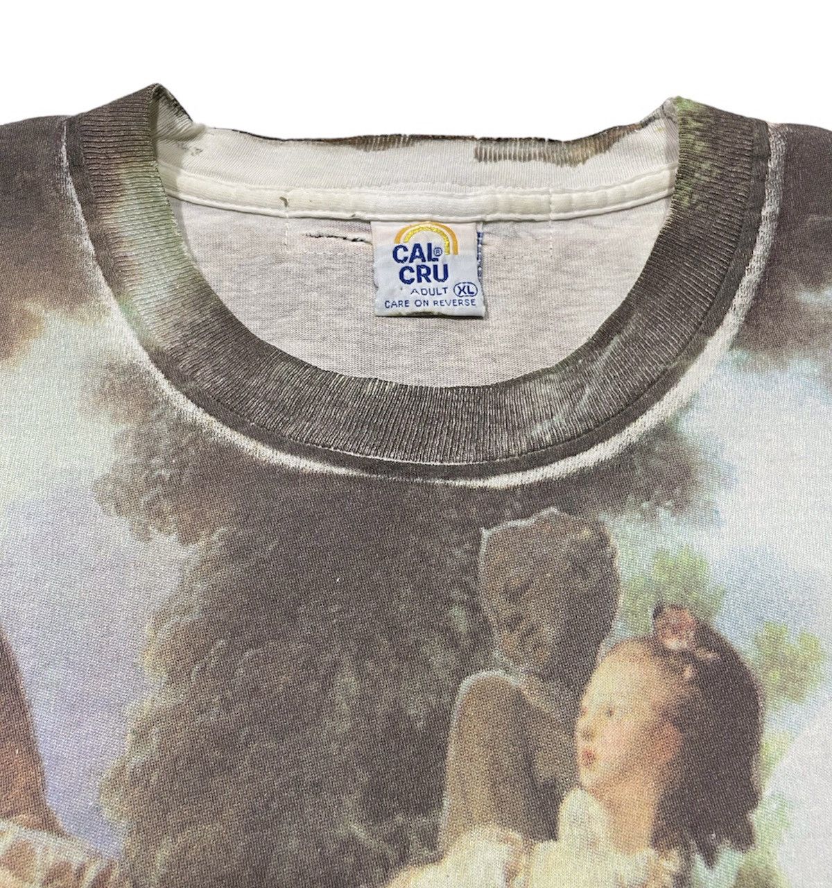 Art Comes First ‘90s Vintage Jean-Honoré Fragonard Aop T-Shirt Size US XL / EU 56 / 4 - 5 Thumbnail