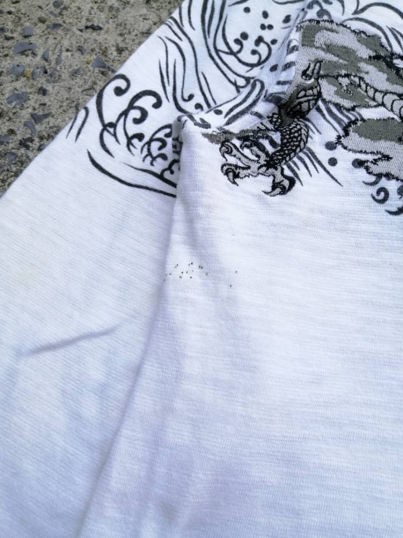 Designer × Japanese Brand Karakuri Tamashi Embroidered Dragon Longsleeve Tee Size US M / EU 48-50 / 2 - 2 Thumbnail