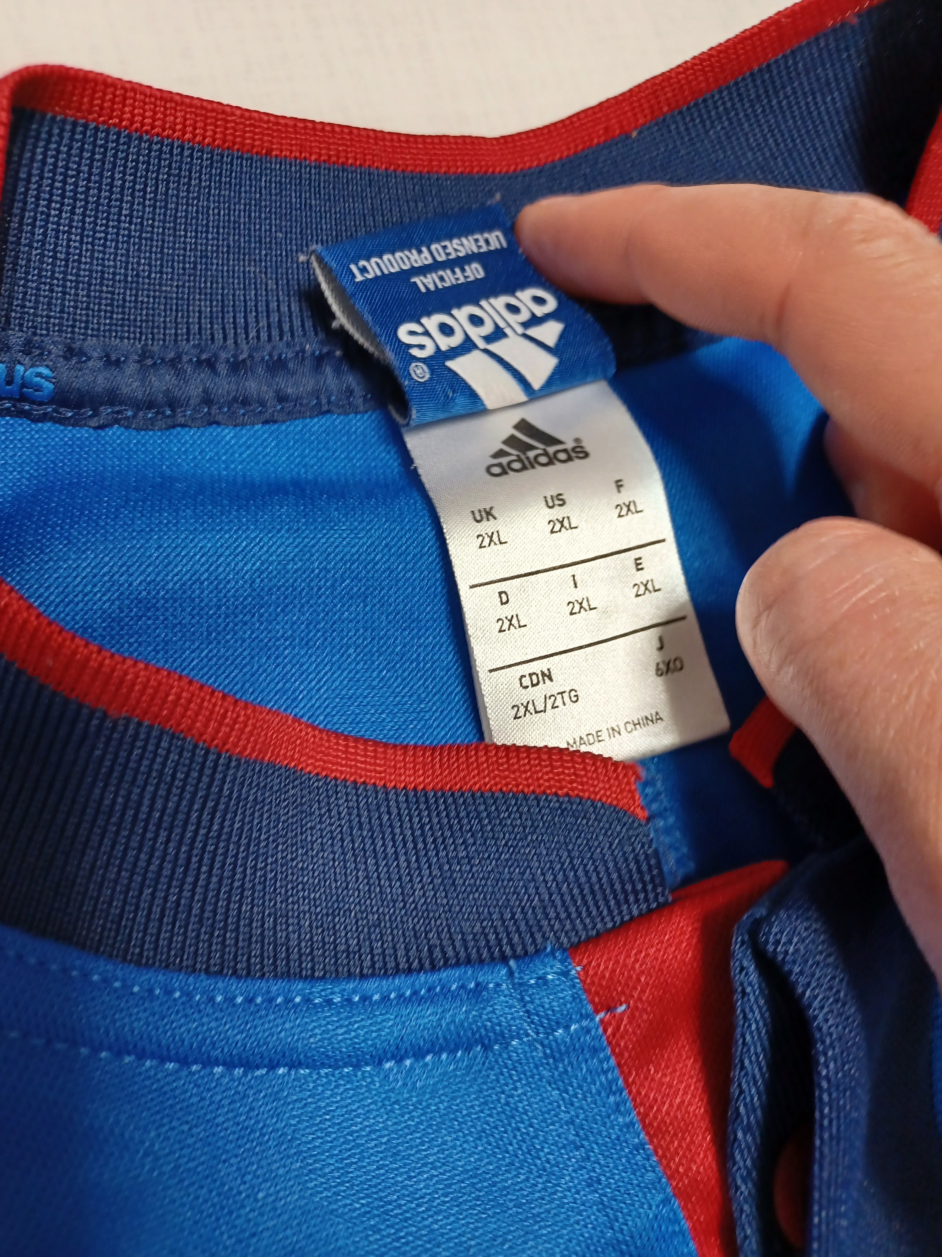 Adidas France Rugby national team 2014 vintage jersey Size US XXL / EU 58 / 5 - 4 Thumbnail