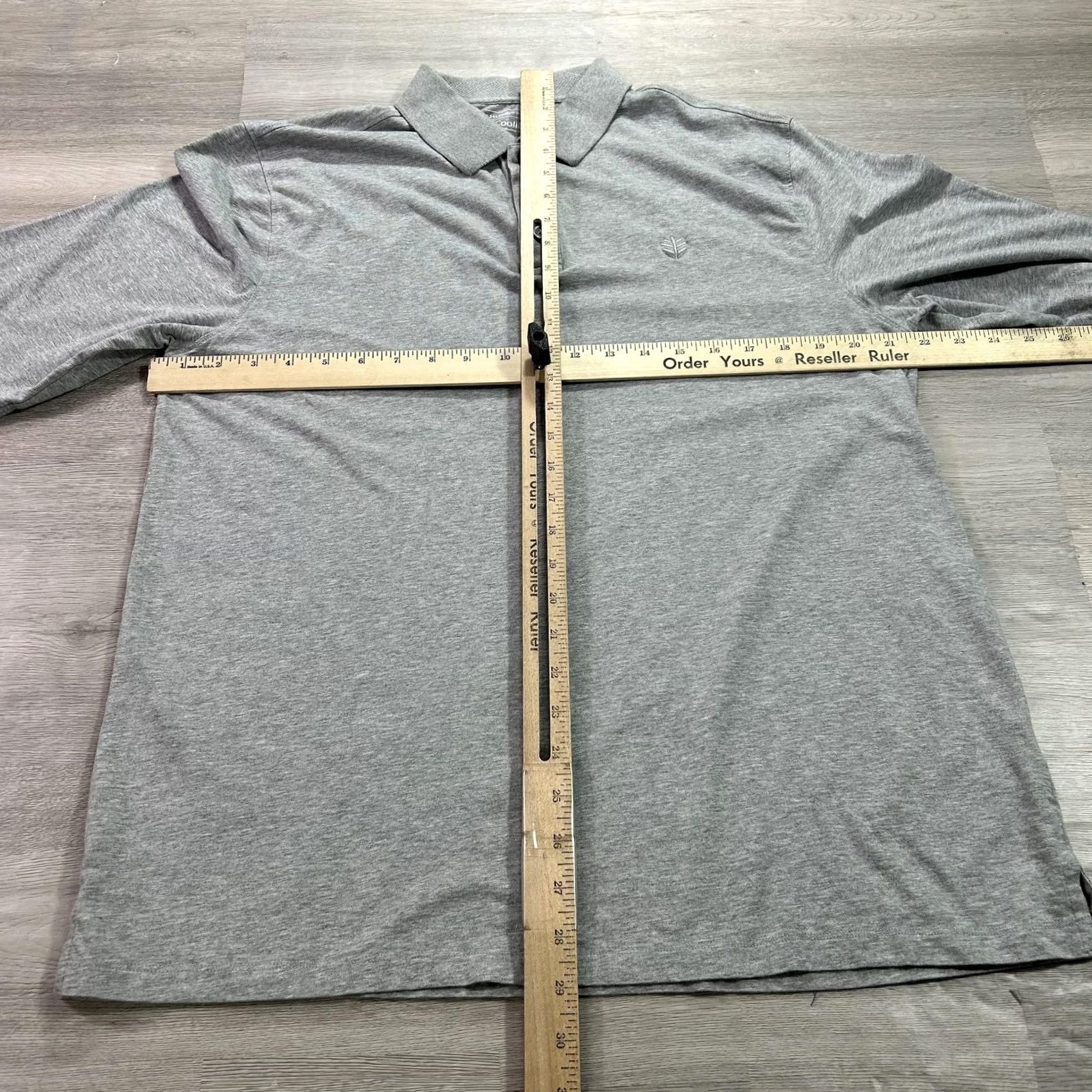 Vintage Coolibar Polo Shirt Mens L Gray Solid UPF 50+ Sun Protection Stretch Casual Polo Shirt Mens L Gray Solid UPF 50+ Sun Protection Stretch Casual Size US L / EU 52-54 / 3 - 5 Thumbnail