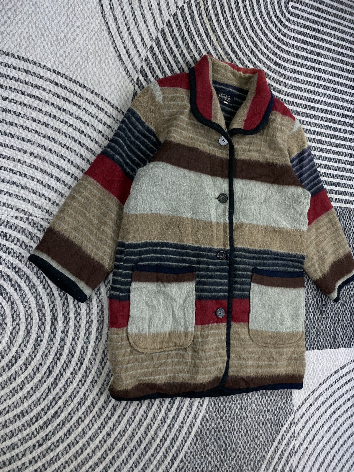 Vintage Vtg Marvelous By Friendly Wool Blend Navajo Style Jacket Size US M / EU 48-50 / 2 - 3 Thumbnail