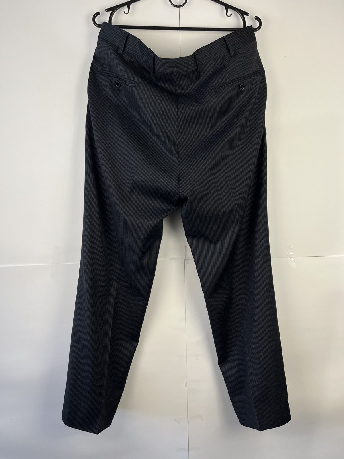Z Zegna Z Zegna City Luxury Wool Stripped Suit Made in Italy Size 42R - 10 Thumbnail