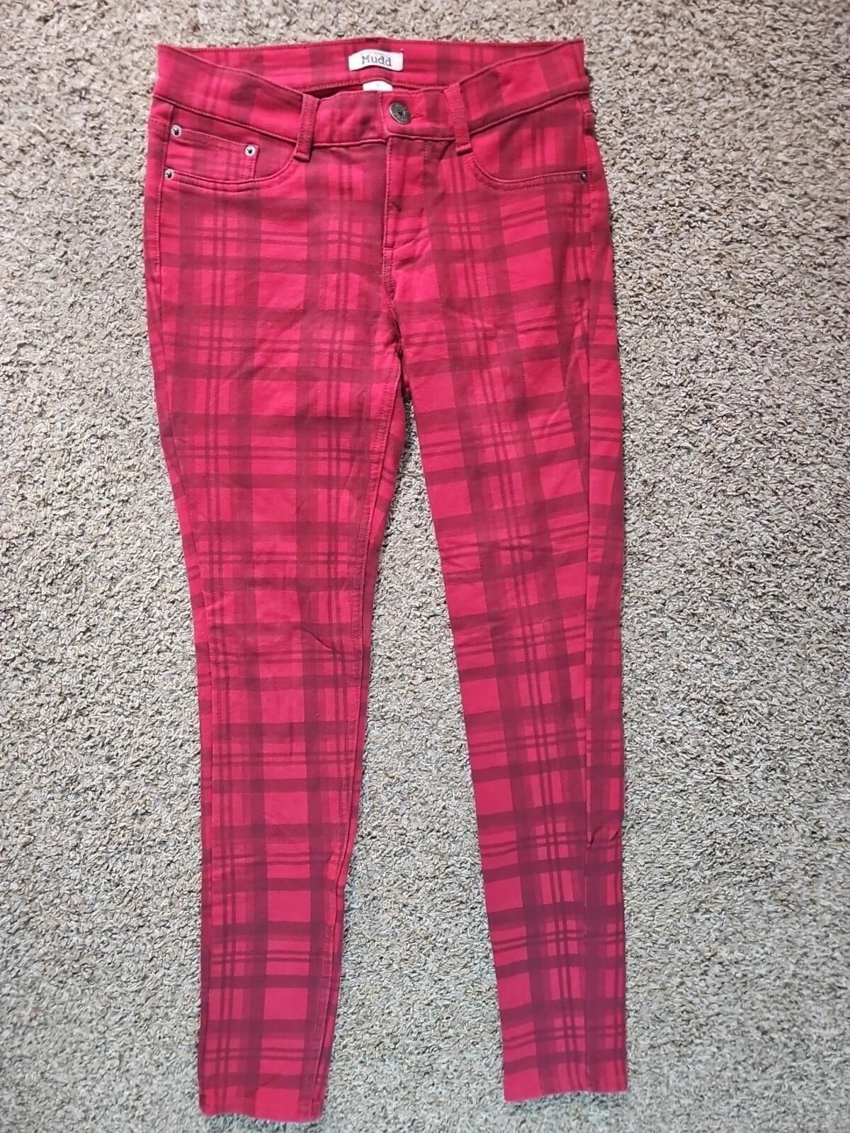 Steve Madden MUDD Plaid M Pants Size 32" / US 10 / IT 46 - 1 Thumbnail