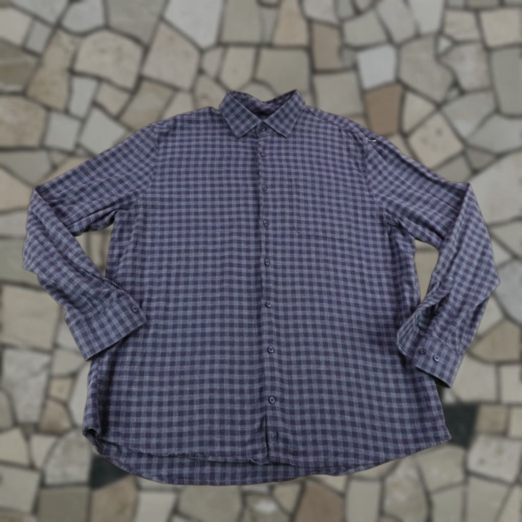 johnnie-O JOHNNIE O Flannel Shirt Mens XL Blue Plaid Long Sleeve Button-Up Outdoor Beach Preppy Size US XL / EU 56 / 4 - 1 Thumbnail