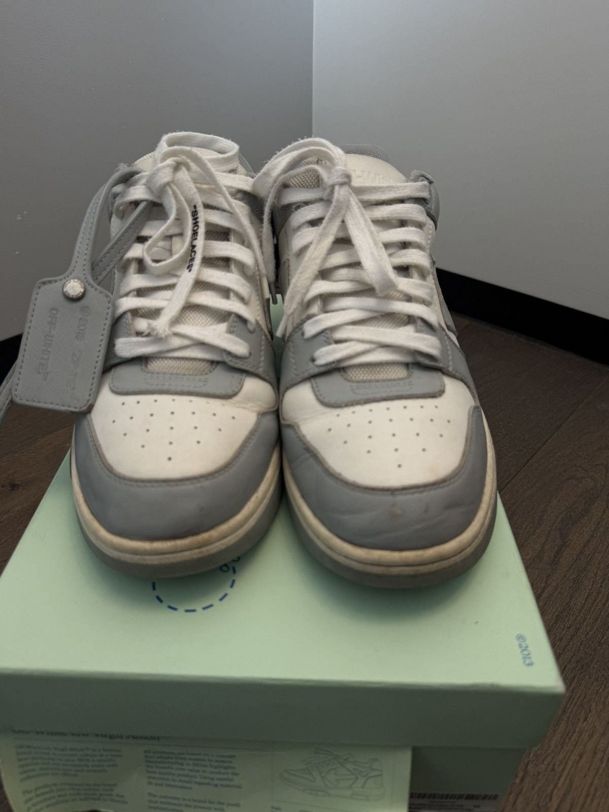 Off-White Off white Out Of Office Gray Size US 11 / EU 44 - 3 Thumbnail