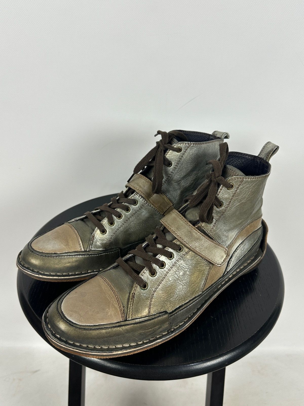 Marithe + Francois Girbaud 00s Vintage Marithé + François Girbaud High Top Sneakers Size US 8 / EU 41 - 5 Thumbnail