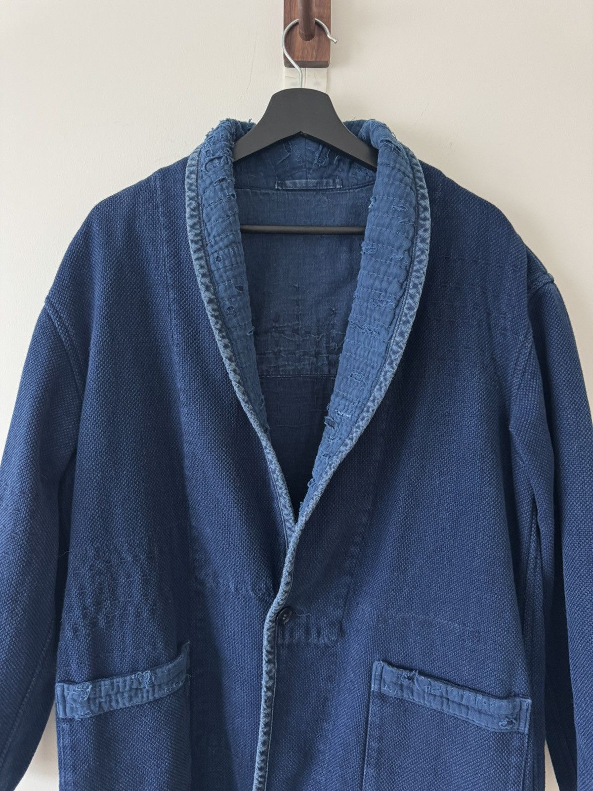 Blue Blue Japan Honai Sashiko Nenrin Reversible Jacket Size US L / EU 52-54 / 3 - 13 Thumbnail