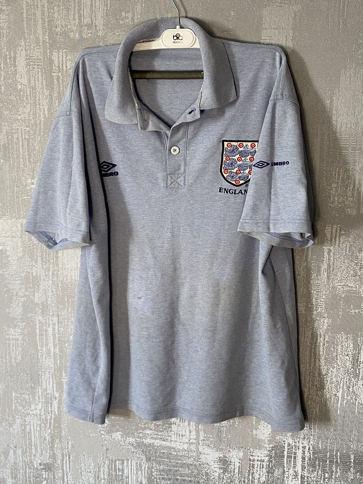 Umbro × Vintage Vintage England Umbro Soccer Jersey FIFA Team Size US XXL / EU 58 / 5 - 1 Thumbnail