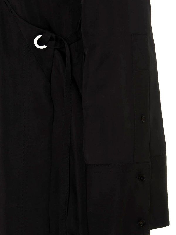 Jil Sander o1y0925 Midi Dress in Black Size M / US 6-8 / IT 42-44 - 4 Thumbnail