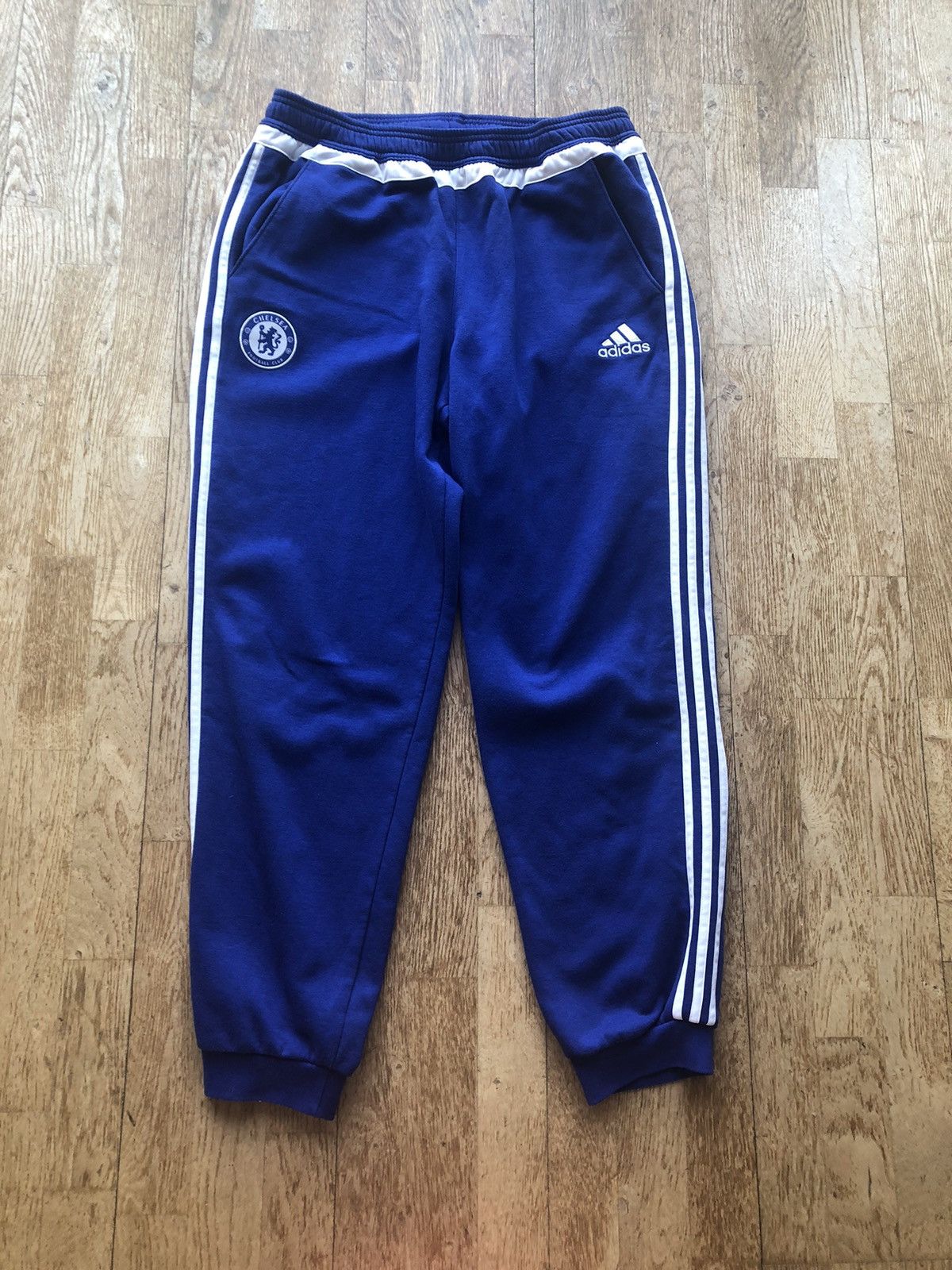 Adidas × Chelsea Soccer × Vintage VINTAGE CHELSEA FC ADIDAS SOCCER FOOTBALL SWEATPANTS JOGGERS Size US 36 / EU 52 - 1 Thumbnail