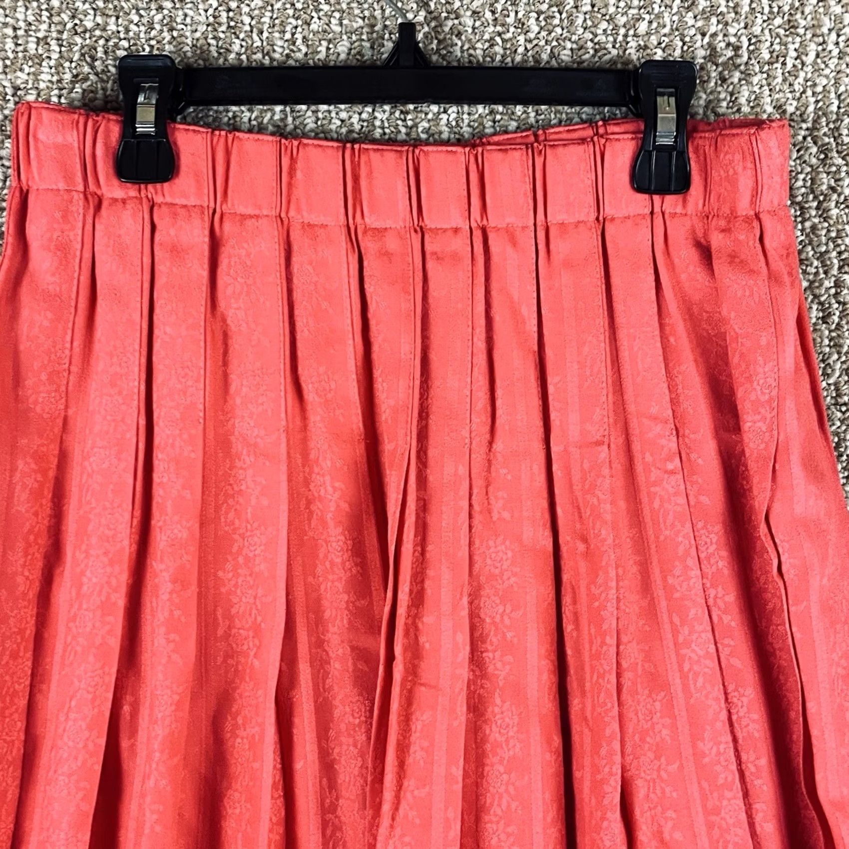 Vintage VINTAGE Susan Bristol Skirt PM Midi Pleated Chic Flowy Modest USA 90s Twee T624 Womens Size 32" / US 10 / IT 46 - 2 Thumbnail
