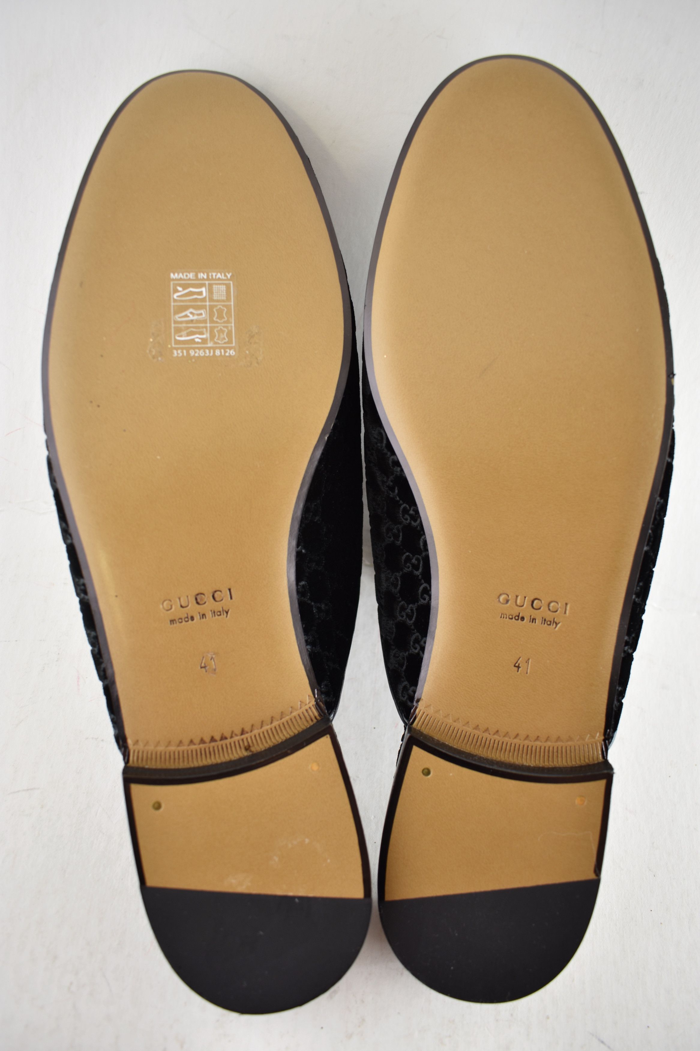 Gucci Princetown Velvet Backless Slide Loafer Mule Slipper Flat 41 Size US 11 / IT 41 - 19 Thumbnail