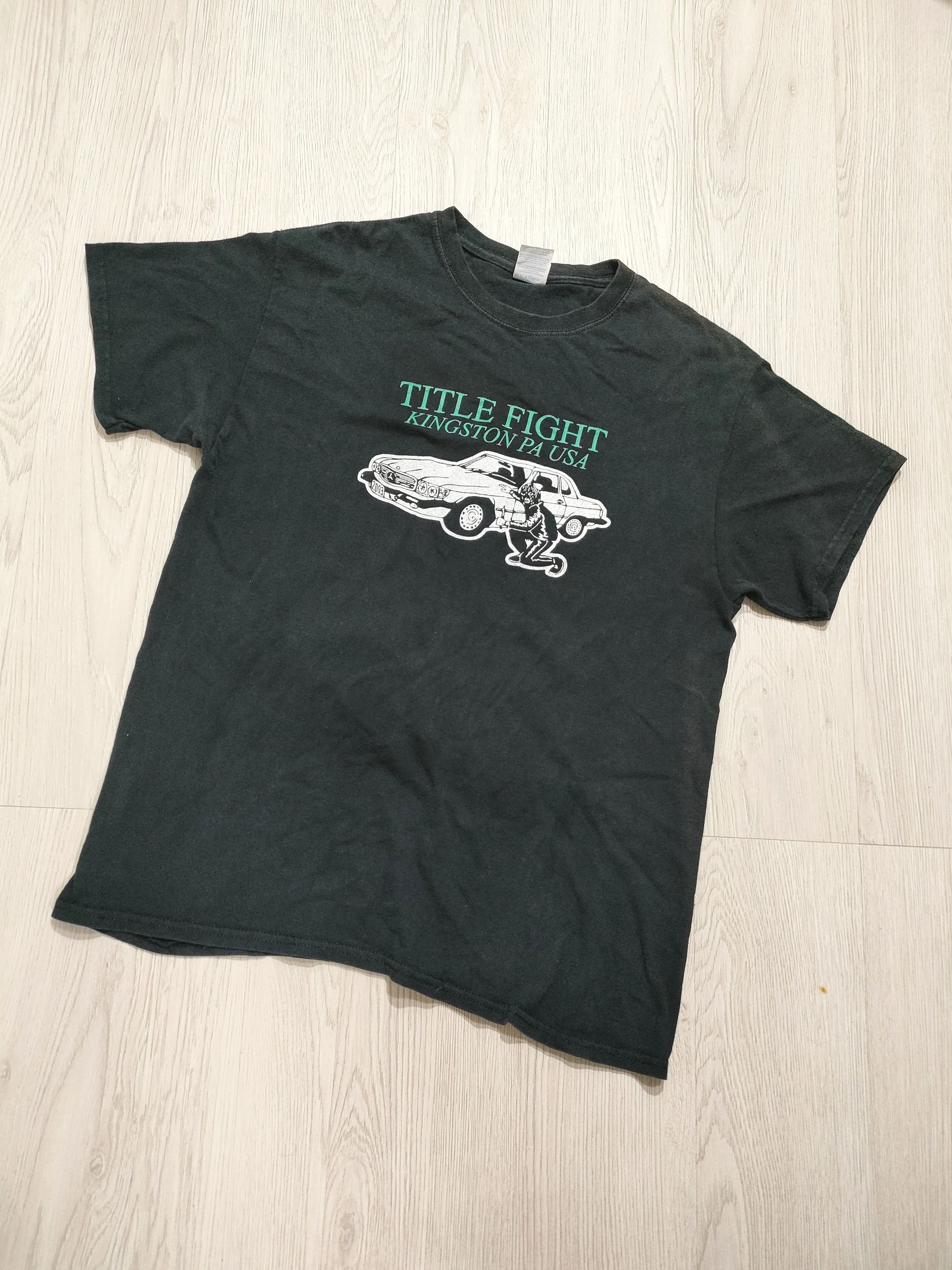 Band Tees 00s TITLE FIGHT "KINGSTON PA USA" Vintage Band Tee Size US L / EU 52-54 / 3 - 7 Thumbnail