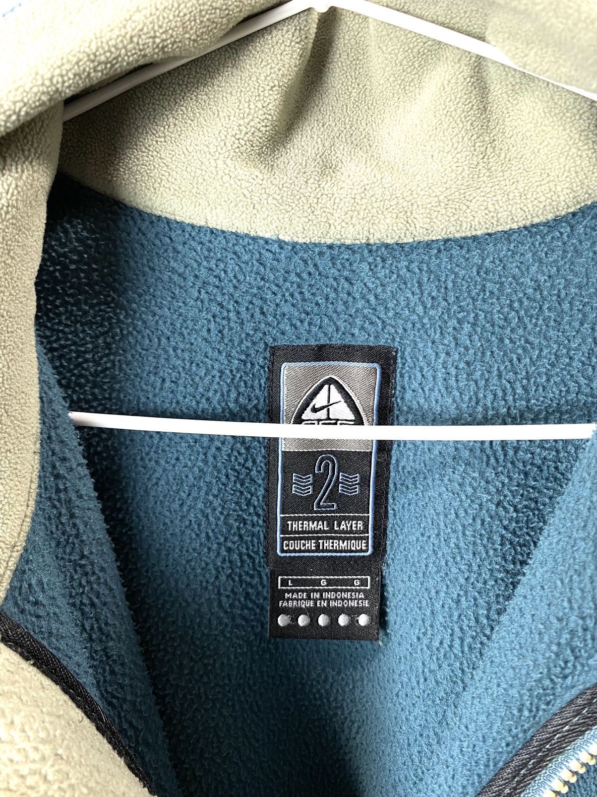 Nike 90’s Beautiful Vintage Nike ACG Fleece Jacket Sweatshirt Size US L / EU 52-54 / 3 - 6 Thumbnail