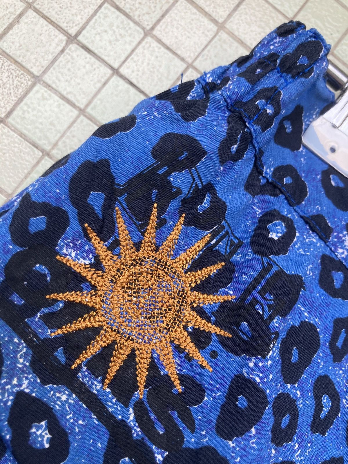 Gianfranco Ferre Blue leopard print Ooks by Ferre’ swimshort Size US 36 / EU 52 - 2 Thumbnail