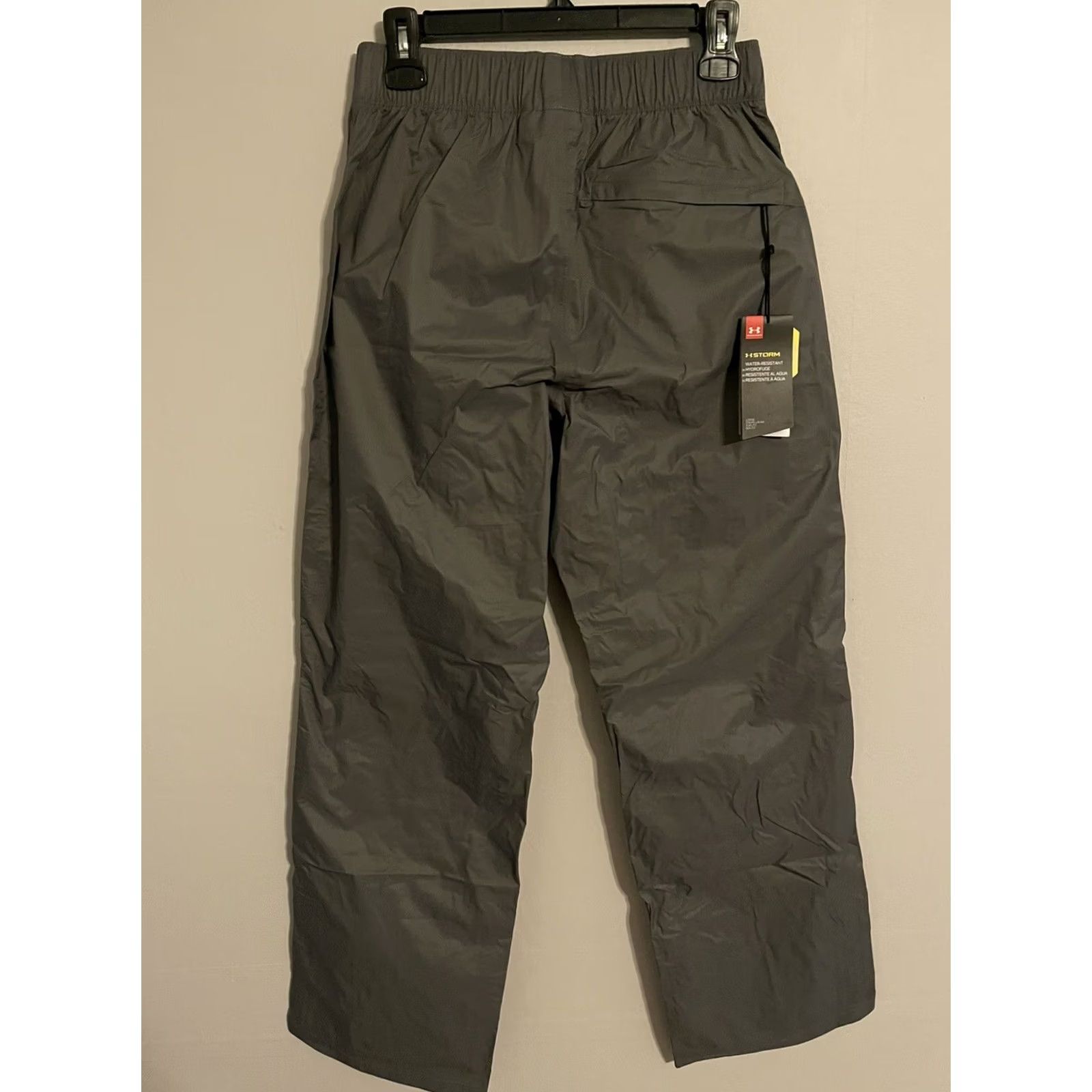 Under Armour Under Armour Storm Ace Rain Water Resistant Pants Gray Men's Small 1261124 Size US 29 - 4 Thumbnail