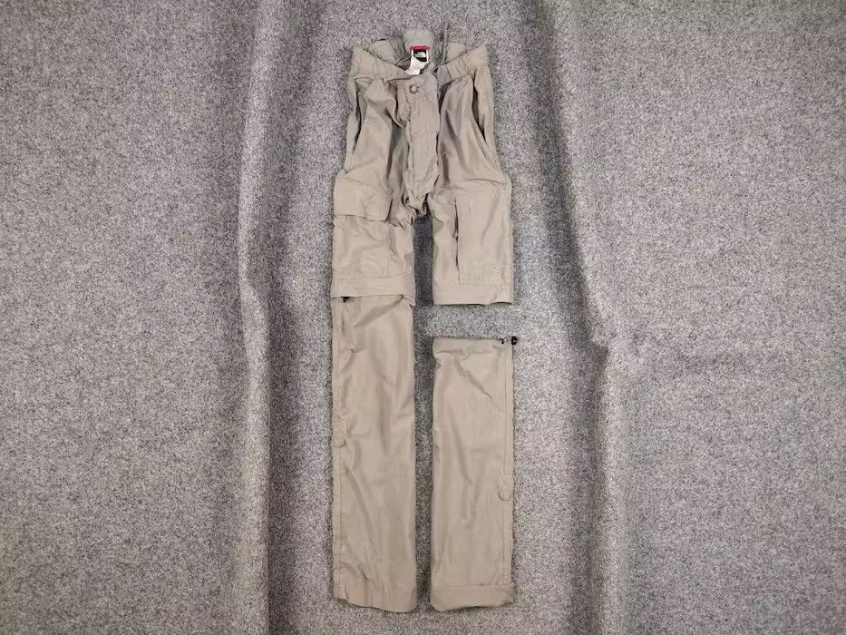 The North Face Vintage 90's The North Face Cargo Beige Track Pants x Shorts Size US 34 / EU 50 - 1 Thumbnail