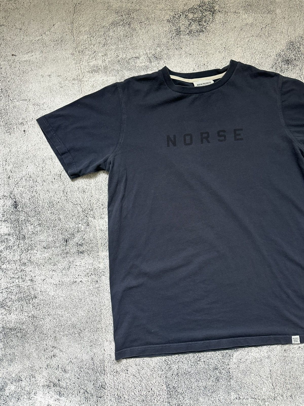 Norse Projects Norse Project Navy T-shirt Centre Logo Size US M / EU 48-50 / 2 - 2 Thumbnail
