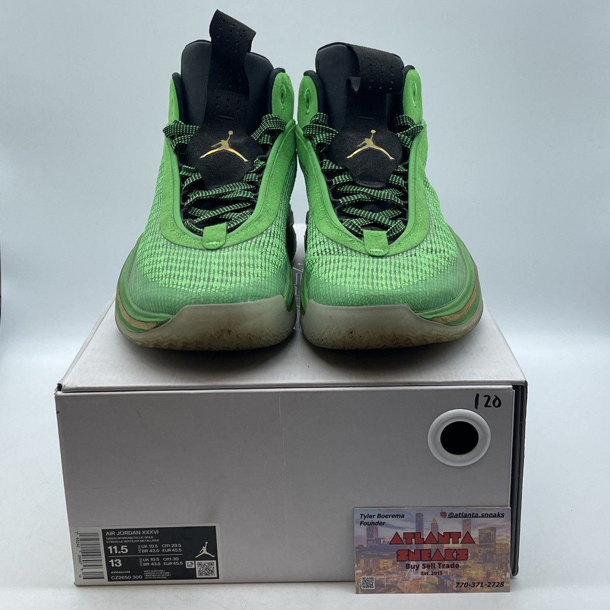 Jordan Brand Air Jordan 36 Celtics Size US 11.5 / EU 44-45 - 2 Thumbnail