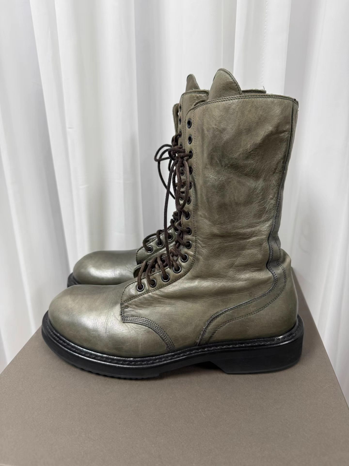 Rick Owens Rick Owens Combat Boots K20 Size US 8 / EU 41 - 1 Thumbnail