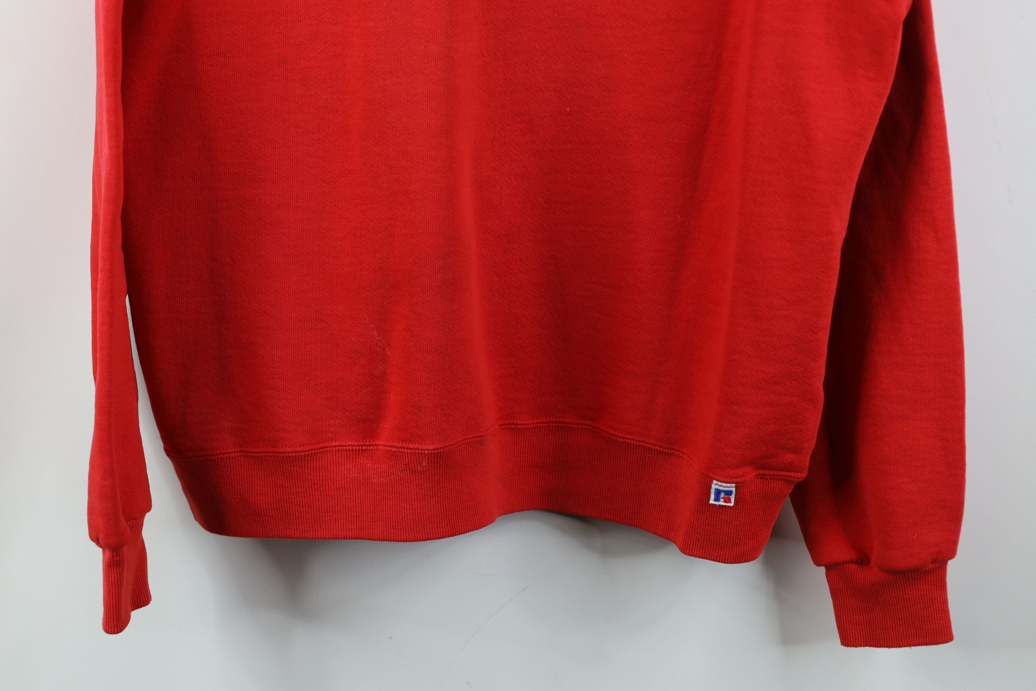 Russell Athletic Vintage 80s 90s Russell Athletic Crewneck Sweatshirt Red USA Size US XL / EU 56 / 4 - 3 Thumbnail