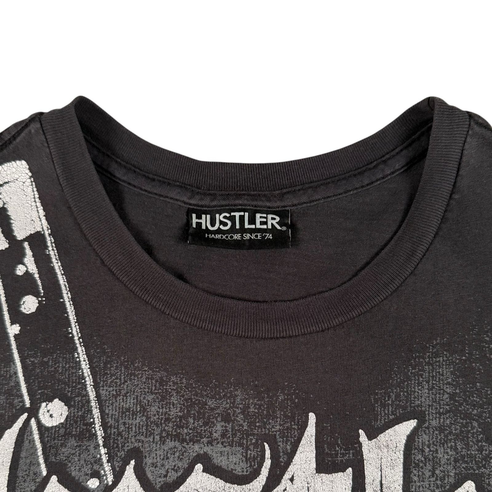 Vintage Vintage y2k Hustler Grunge Switchblade T-shirt Size US M / EU 48-50 / 2 - 3 Thumbnail