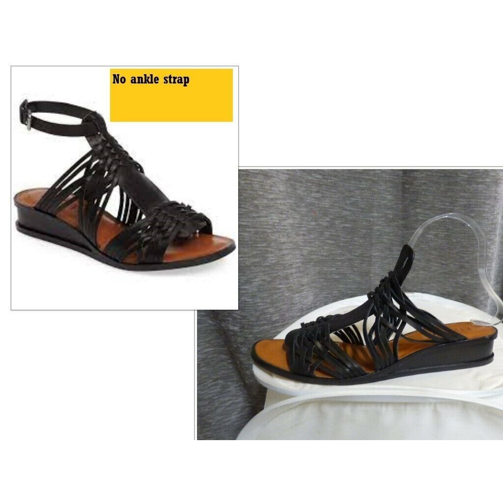 Other 1st STATE Maliyah Wedge Sandal , Black, 8.5 M – NO ANKLE STR Size US 8.5 / IT 38.5 - 2 Thumbnail