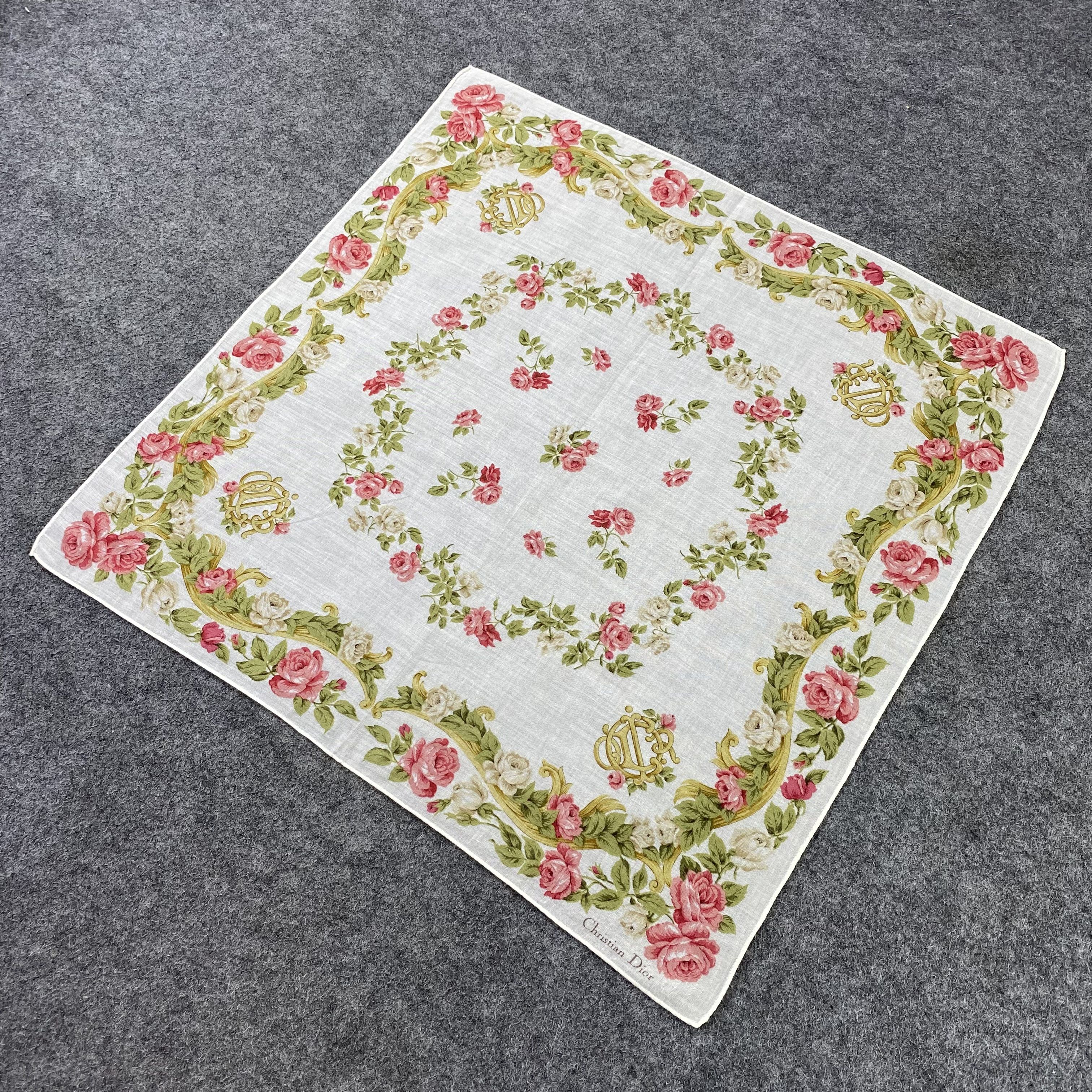 Designer Christian Dior Handkerchief / Bandana / Neckerchief-B1327 Size ONE SIZE - 4 Thumbnail